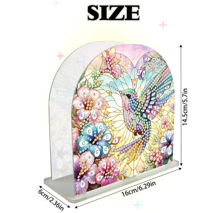 JZHYOAN Parrot Diamond Art Napkin Holder, Kitchen Napkin Holder with Upright Storage, DIY Diamond Art Decorative Dispenser for Kitchen, Bathroom, Dining for Desktop Holder Organizer