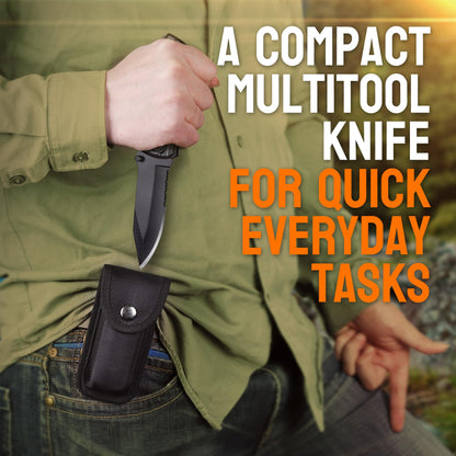 Graduation for Him Gifts, “HOTTER BY ONE DEGREE” Multitool Knife, Practical College Graduation Decorations 2026, Masters Degree Grad Gifts, Gift for Son Graduate Students Camping, Hiking, Fishing