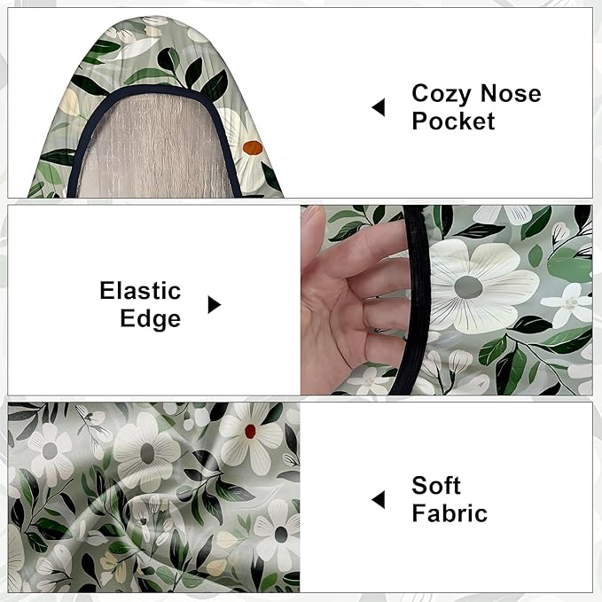 Floral Ironing Board Cover, Standard Size Cotton Iron Board Covers