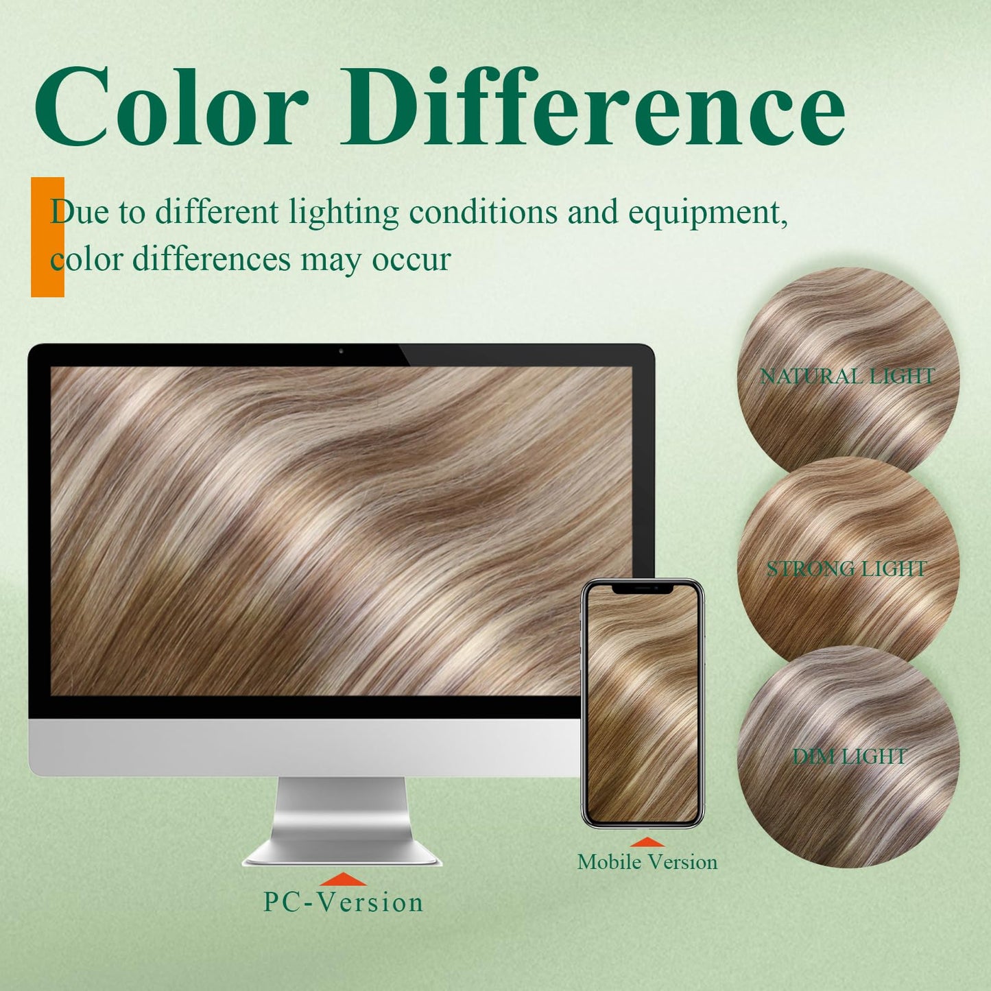 Easyouth Clip in Hair Extensions Human Hair Balayage Remy Hair Extensions Clip in Human Hair Ombre Clip in Human Hair Extensions Dark Brown to Light Brown and Medium Blonde 120g 7Pcs 18 Inch