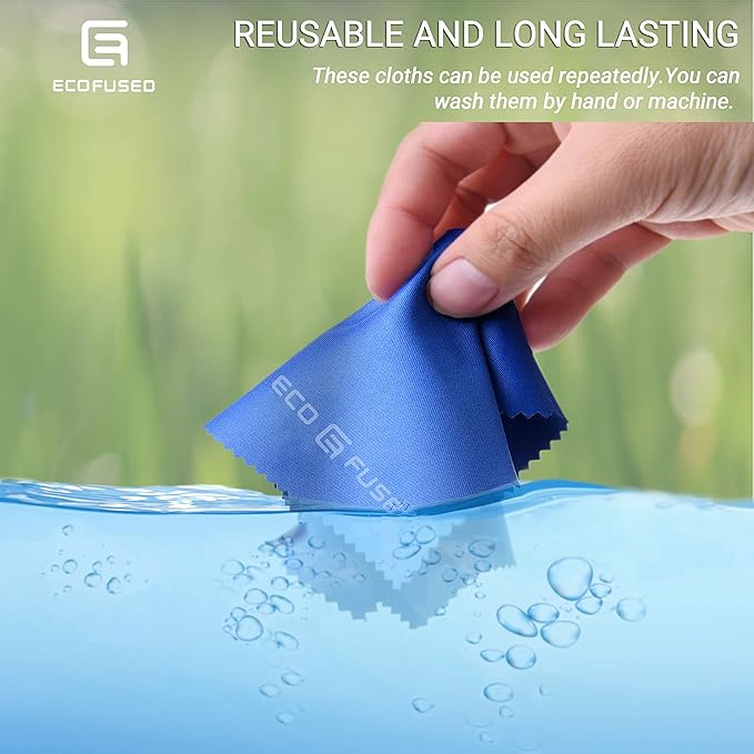 Eco-Fused Microfiber Cleaning Cloths