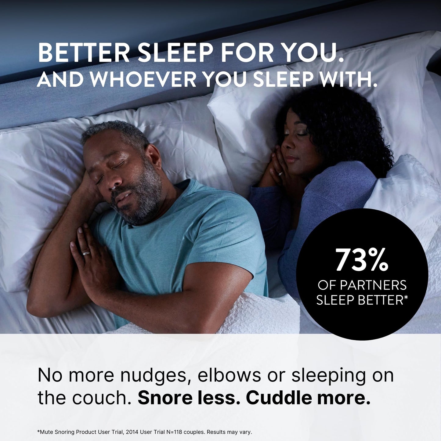 Rhinomed Mute Nasal Dilator Snoring Solution | Starter Pack | Snore Less & Sleep Better | Nasal Strip Alternative | Comfortable Breathing Aids for Better Sleep & Improved Airflow