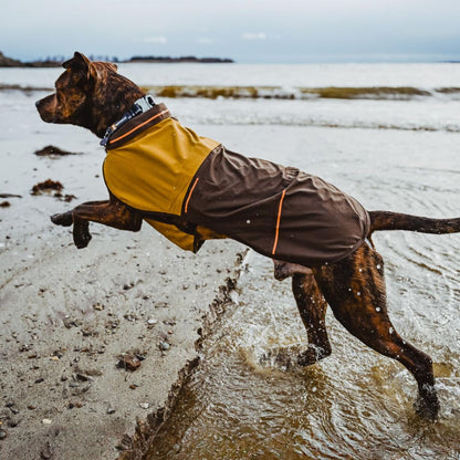 RUFFWEAR Sun Shower Rain Jacket, Lightweight Waterproof Raincoat for Dogs, Medium, Midnight Blue