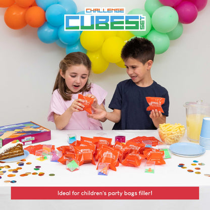 BONNYCO Challenge Cubes Party Bag Fillers for Kids Unisex Pack 30 Kids' Party Favours Toys, End of Year Gifts for Children, Pinata Filler Boys and Girls | Return Gifts Birthday, Mini Games Prizes