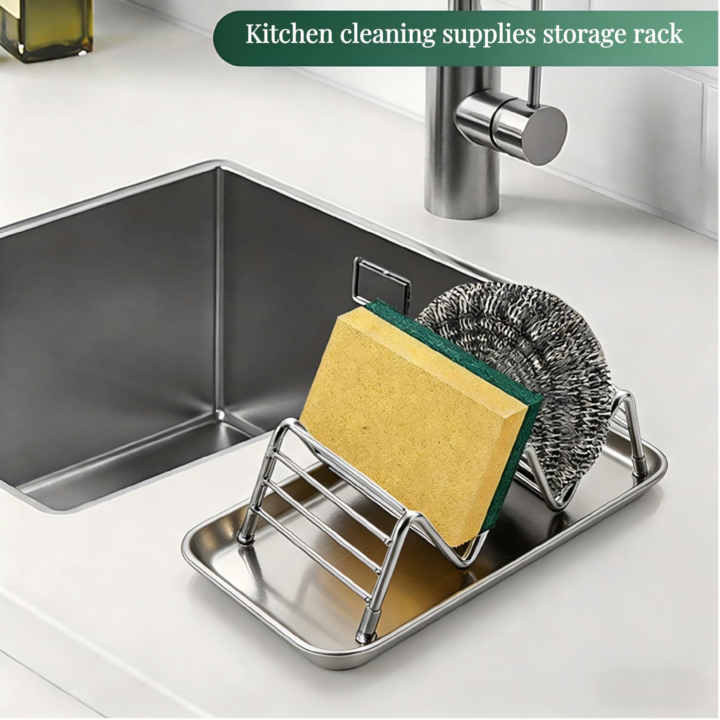 UVULAS Wavy Soap Dish, 304 Stainless Steel Soap Holder with Full 304 Stainless Steel Removable Drip Tray, Self Draining Rustproof Quick Dry Bar Soap Holder for Shower Bathroom Kitchen, 1 Pack