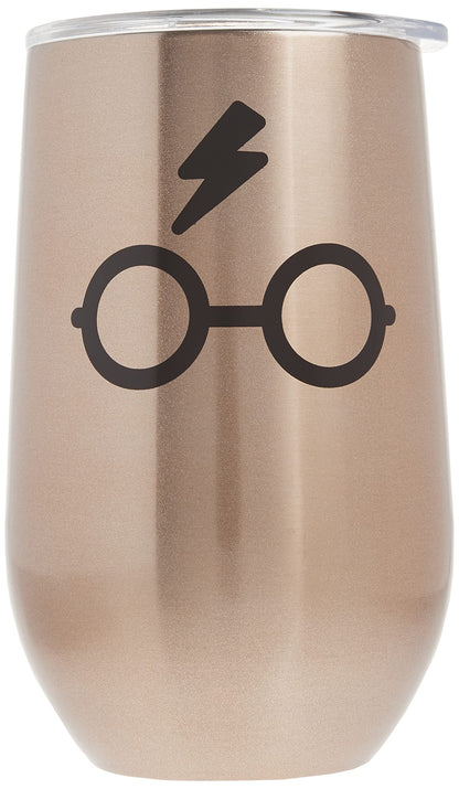 Spoontiques Harry Potter Glass Stainless Wine Tumbler