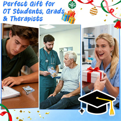 OCQOTAT Occupational Therapy Reference Set -General Adult Rehab Quick Pocket Guide, Occupational Therapy Tools Must-Have Gifts for Therapist,Students 3"×5"(32 Pages)
