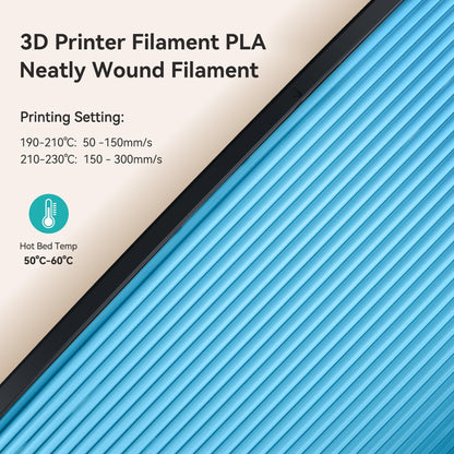 SUNLU 4KG 3D Printer Filament Bundle - PLA Matte 1.75mm, Neatly Wound with Matte Finish, Compatible with 99% FDM 3D Printers, 1kg Spool (2.2lbs), 4 Packs, Black