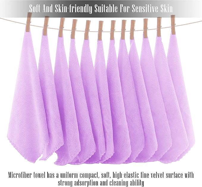 TENSTARS 12 Pack Premium Washcloths Set
