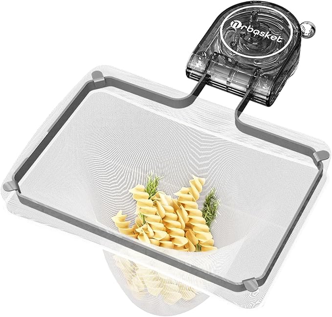 Kitchen Sink Strainer with Filter Mesh Bag, Food Waste Filter Basket, Suction