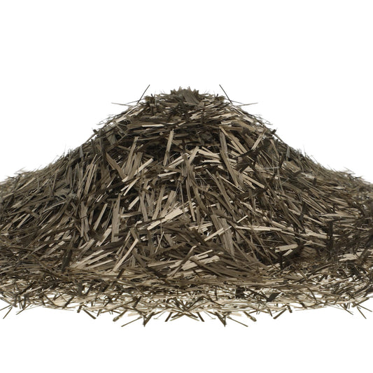 Windyun 9.9lb Basalt Chopped Fibers for Concrete Reinforcement, 19 mm 0.75 Inch Reinforcement Anti Seepage and Anti Crack Fiber Natural Basalt Fiber for Concrete Building Wall Floor