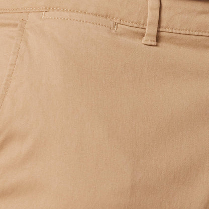 Amazon Essentials Men's Athletic-Fit Casual Stretch Chino Pant (Available in Big & Tall), Mushroom Brown, 34W x 32L