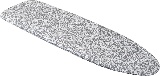 Westex Floral Damask Heavy Duty Ironing Board Cover and Pad, Thick 3-Layer
