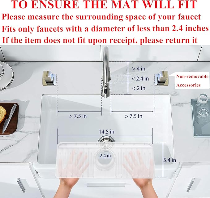 Sink Splash Guard 14.4” x 5.4”