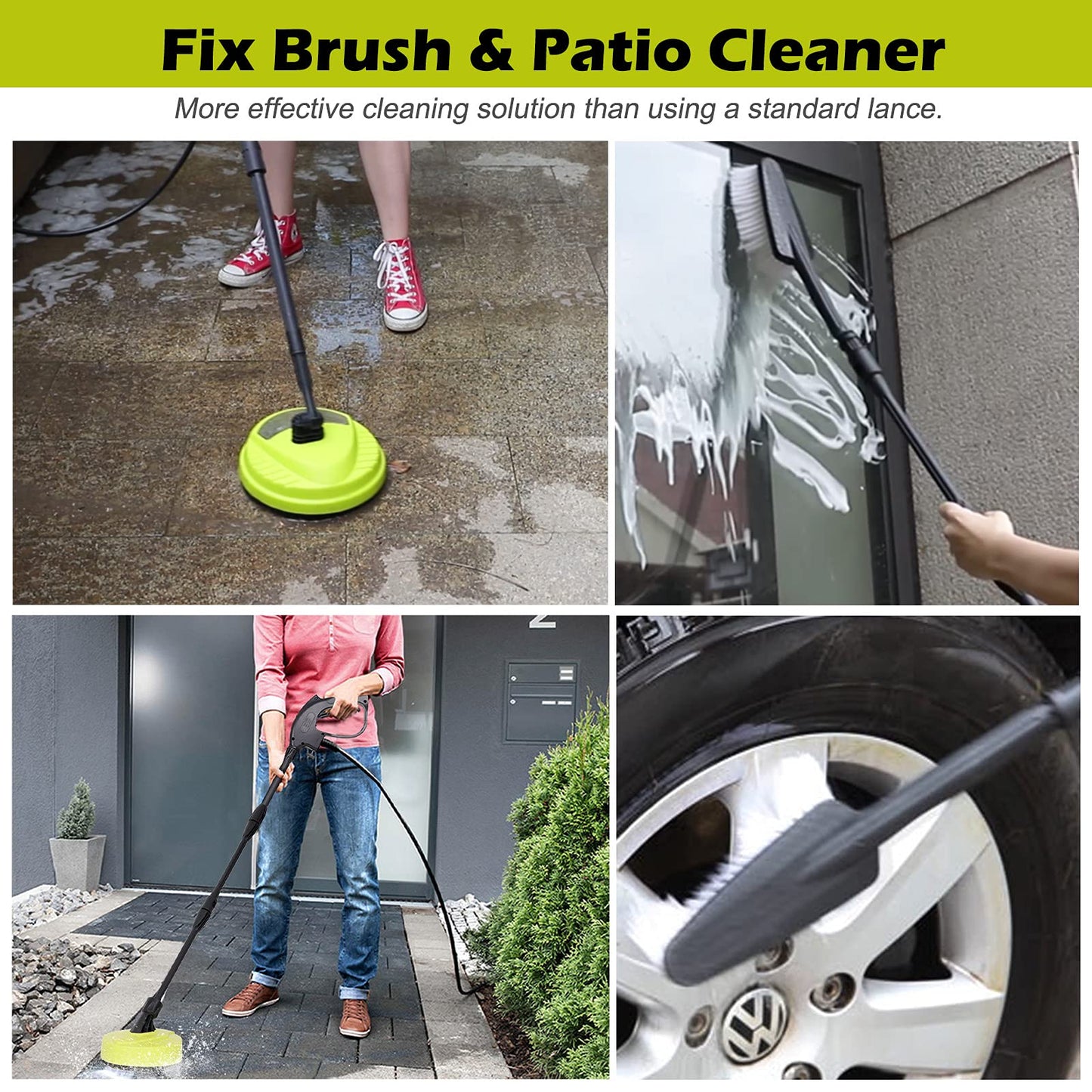 Stream Electric Pressure Washer, 1650W 135 Bar 420L/H Jet Washer Power Washer with Adjustable Nozzle Accessory, Patio Cleaner Compact for Car Garden Fences Yard