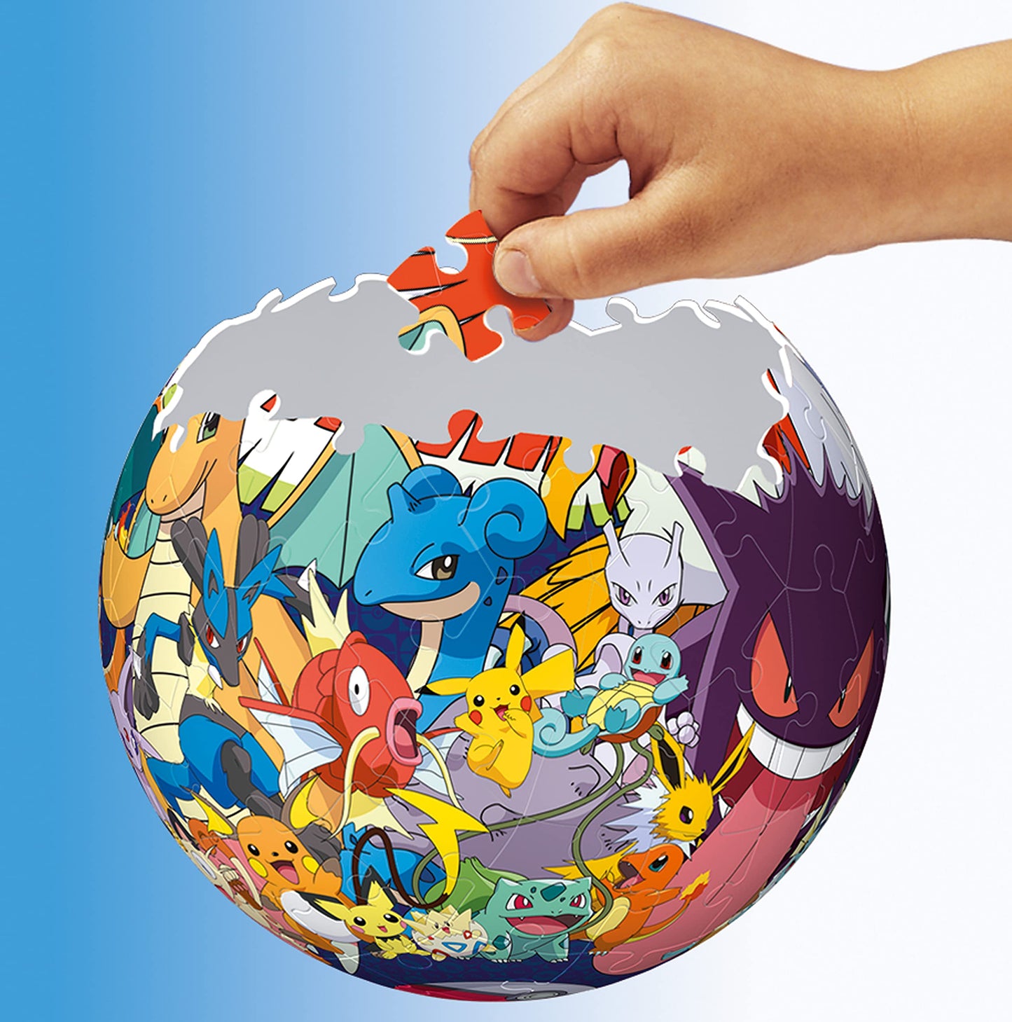 Ravensburger Pokemon 3D Jigsaw Puzzle Ball for Kids Age 6 Years Up - 72 Pieces - No Glue Required for Boys and Girls