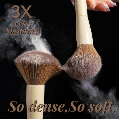 Professional Makeup Brushes BS-MALL With Travel Case - Kabuki Brush Eyeshadow Brush, Concealer Brush, Blush Brush Bronzer & Foundation 20 Pcs, Labeled Daily Use Gift Box Aluminum Ferrules (Beige)