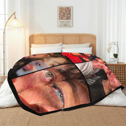 ShineSand Personalized Valentines Day Gifts for Him Her Custom Blanket with Picture Text - Print in USA Customized I Love You Couple Gifts for Girlfriend Boyfriend Husband - Soft Fleece Photo Blankets