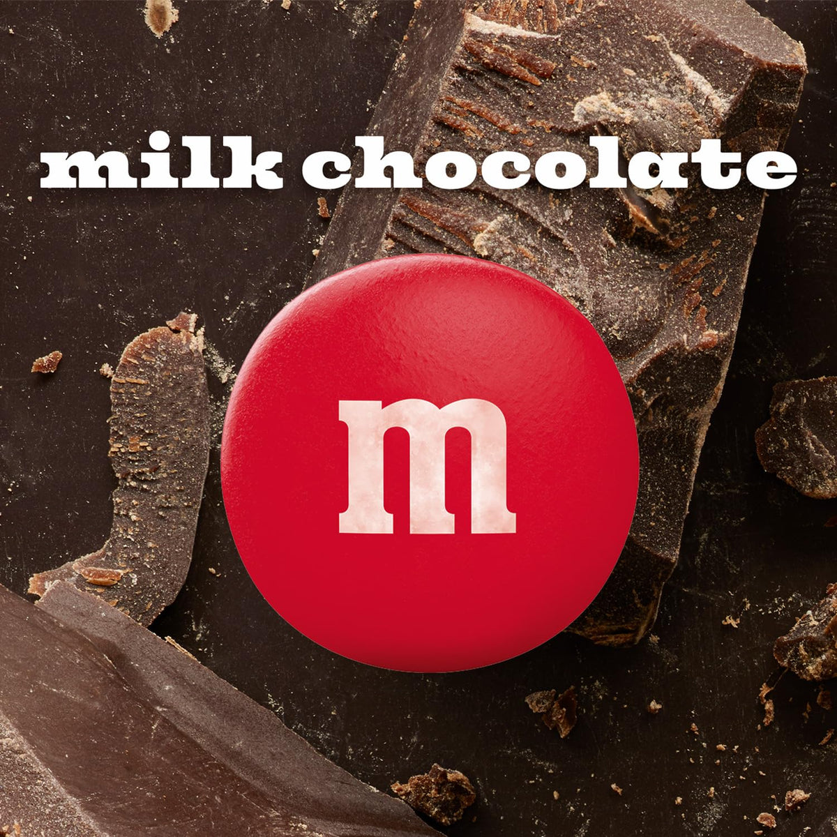 M&M's Milk Chocolate Bulk Candy in Resealable and Recyclable Jars, Party Size Assorted Chocolate Candies, Movie Night Snacks, Candy Buffet, 25.5 Ounces Each (Pack of 2)