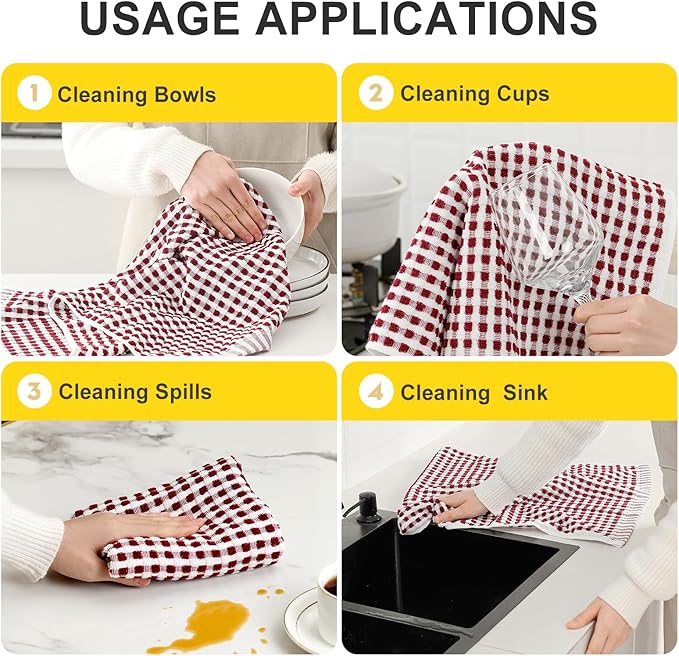 SALAS Cotton Dish Towels Cloths