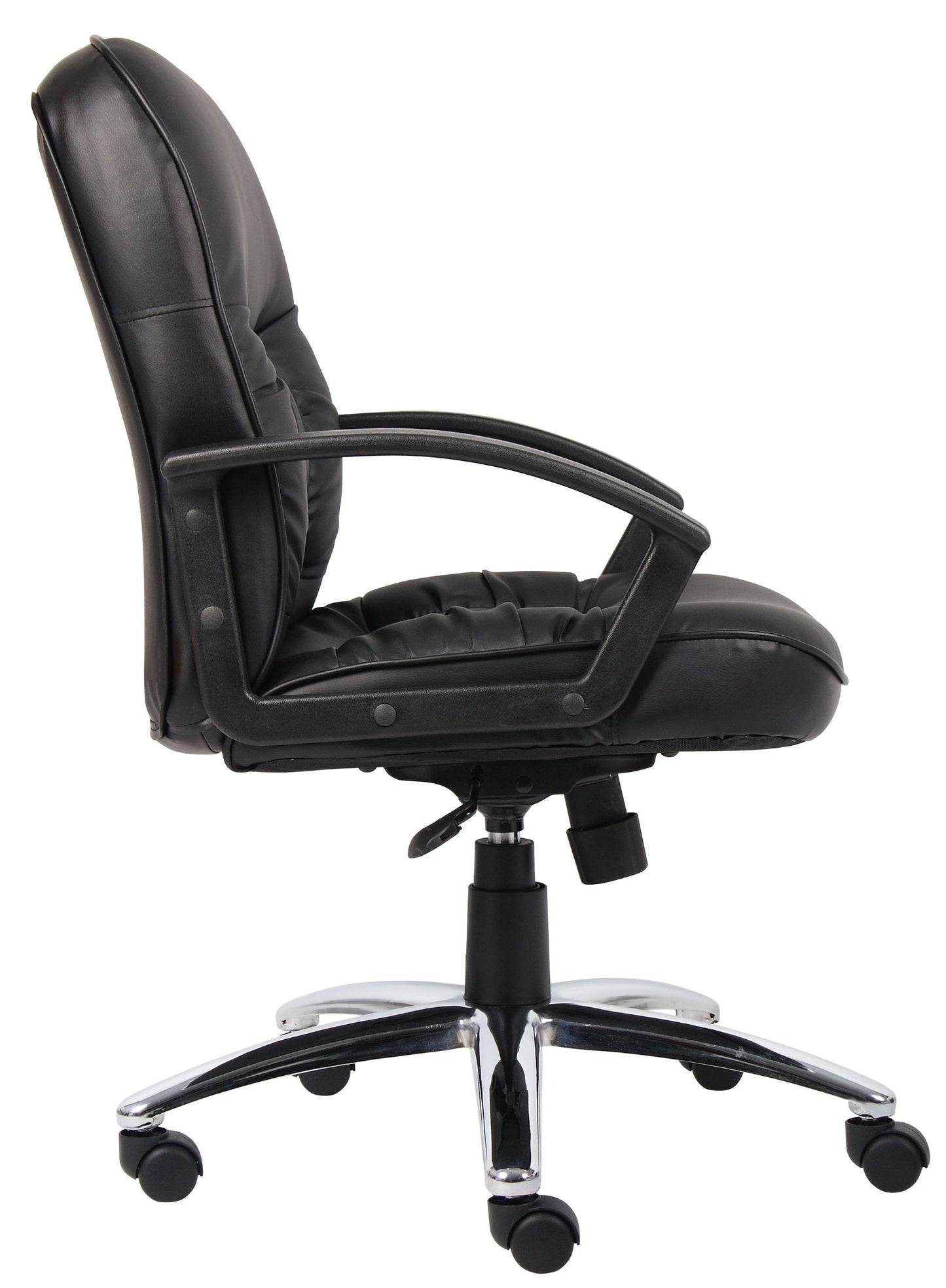 BOSS Office Products Chairs Executive Seating, 28.5 inches x 27 inches x 38.5 inches, Black