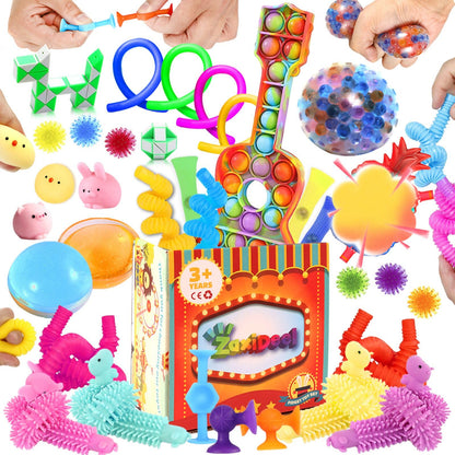 ZaxiDeel Fidget Toys Pack - 32 Pcs Surprise Toys, Party Favors for Kids & Adults
