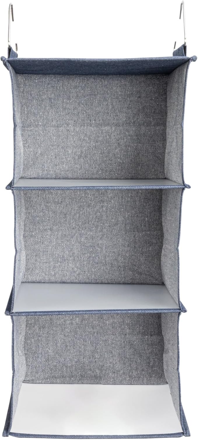 Household Essentials Hanging Cotton Blend Closet Organizer