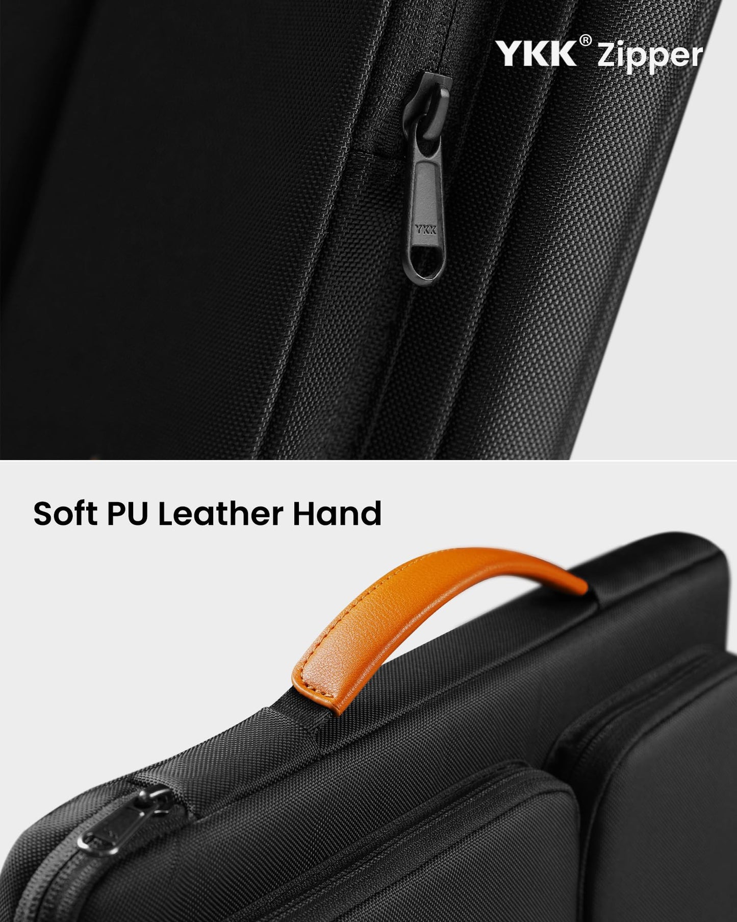 tomtoc Rugged Laptop Case Sleeve 13 Inch for MacBook Air M4 M3, 360°Protective MacBook Air 13 Inch Case, Waterproof Laptop Sleeve with Space for Charger & Mouse, Daily Essential for Surface Pro/iPad