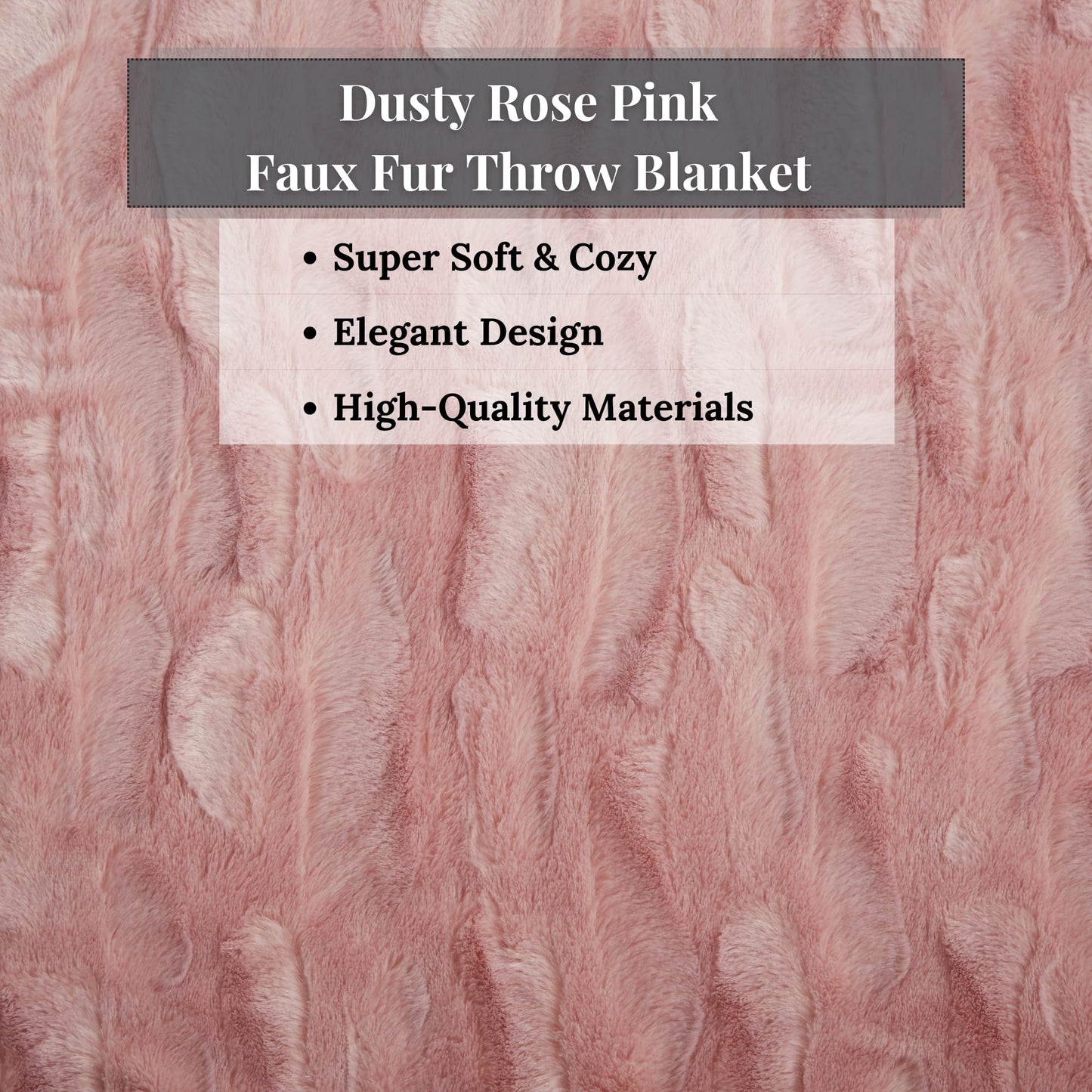 Tache Faux Fur Sherpa Blanket Set - 50x60 Blush Light Dusty Rose Gold Pink & Dark Slate Navy Blue with Diamond Trellis Pattern Super Soft, Warm, and Fluffy Throws