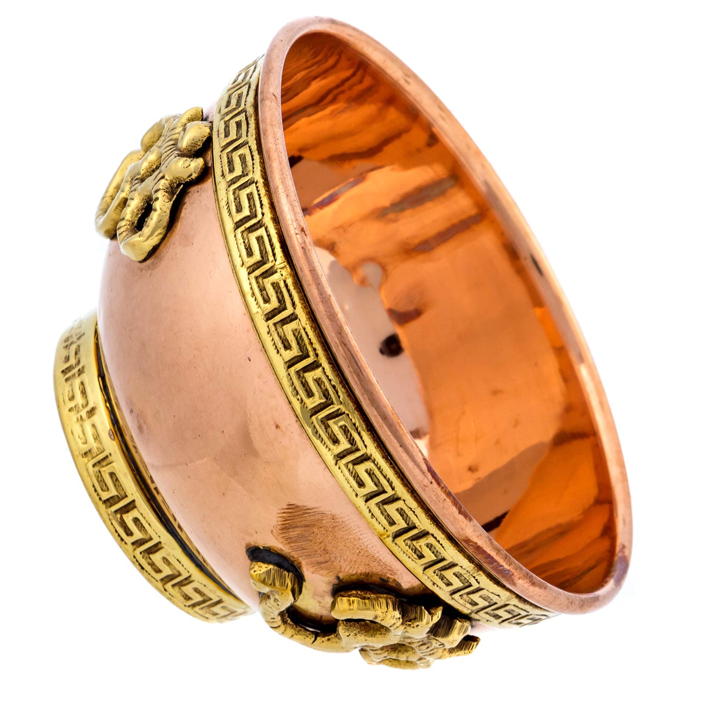 Om Copper Bowl - Offering Bowl for Altar or Ritual Use - Incense Holder, Home Decor - 3 Inches Wide