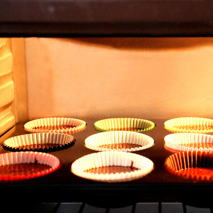 Eoonfirst Standard Size Baking Cups New Year Party Cupcake Liners 200 Pcs (Red)