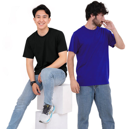 SoftSpun Men's Cotton T-Shirts Multipack - Pack6 [Dark Collection] - 6 Count - M, XS - Crew Neck, Short Sleeve - Regular Fit - All Seasons - Casual, Work, Gym - Made in The USA