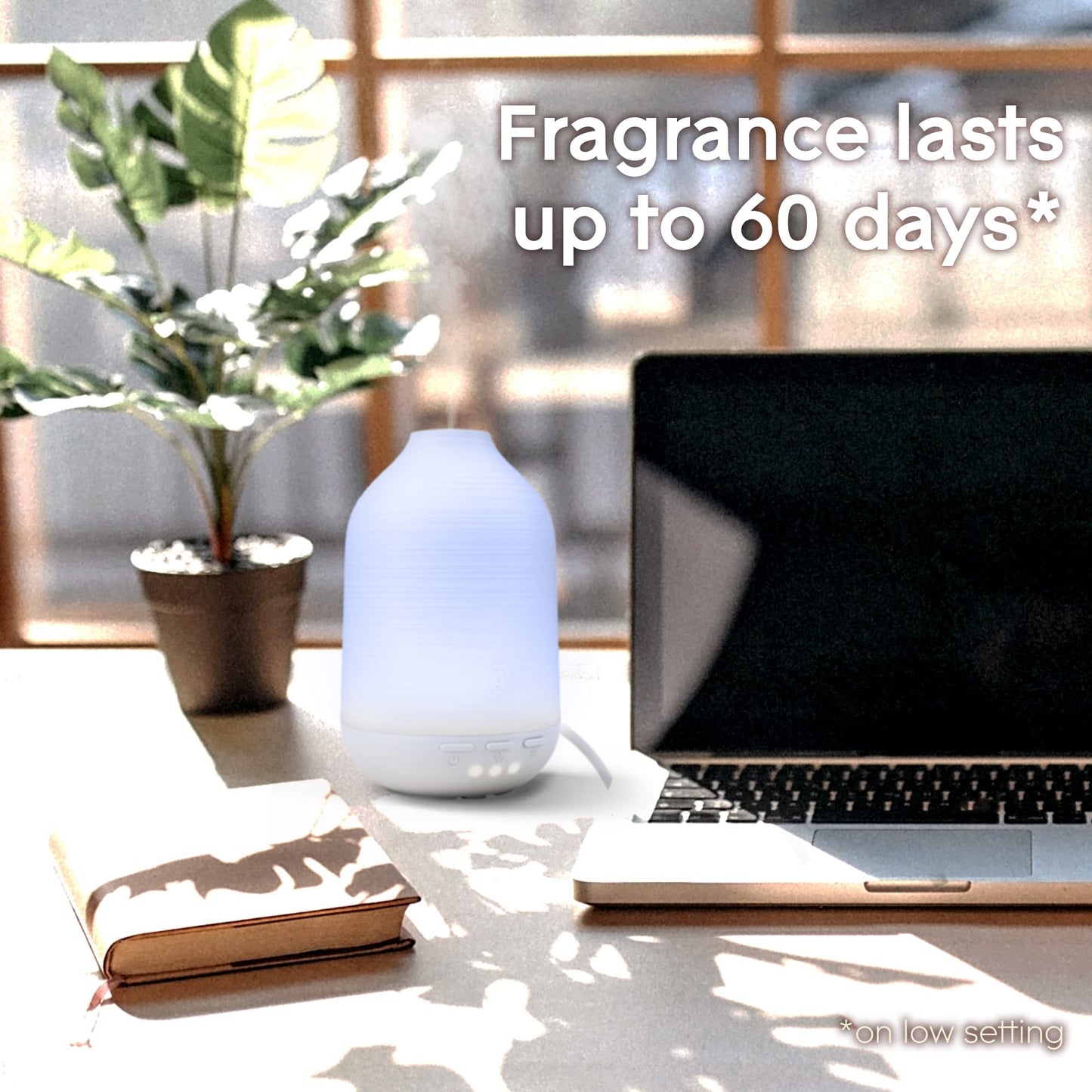 Glade Aromatherapy Diffuser & Essential Oil, Air Freshener for Home, Choose Calm Scent with Notes of Lavender & Sandalwood, 0.56 Fl Oz