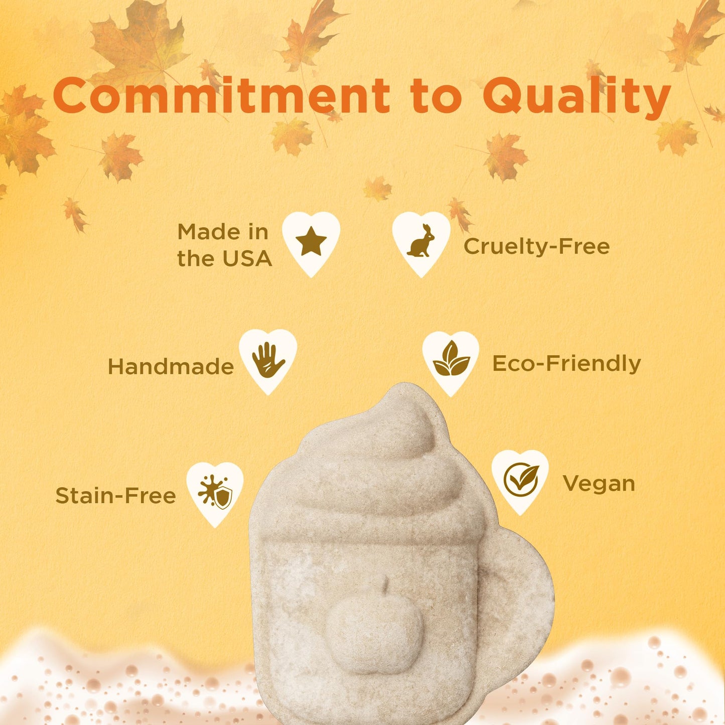Pumpkin Spice Latte Bath Bomb for Women & Girls – Luxury Fall Bath Bombs (Giftable Packaging) - Natural & Relaxing Fall Gift - Vanilla, Cinnamon & Pumpkin Scented - Boo Basket Stuffers for Women