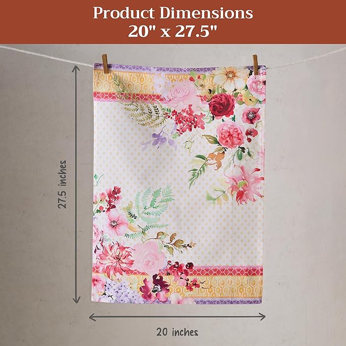 Maison d' Hermine Kitchen Towel 100% Combed Cotton Premium Set of 3