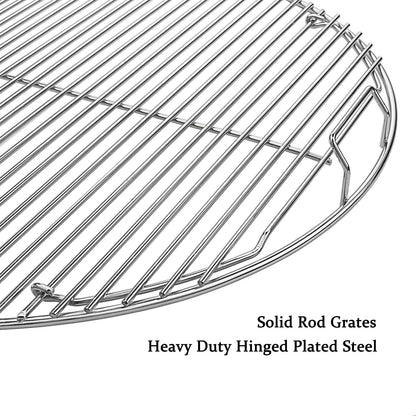 GFTIME 54,6cm Cooking Grate 7436 Grill Replacement Parts For Weber 57 CM Charcoal Grill, Grill Grid Spare Parts for Weber Kettle One-Touch Charcoal Grill