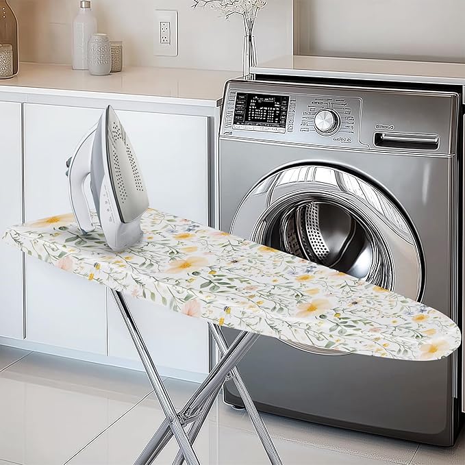 Floral Ironing Board Cover, Standard Size Cotton Iron Board Covers