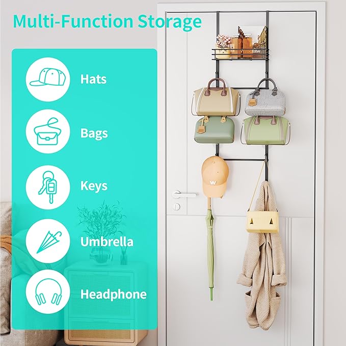 HapiRm Over The Door Purse Organizer
