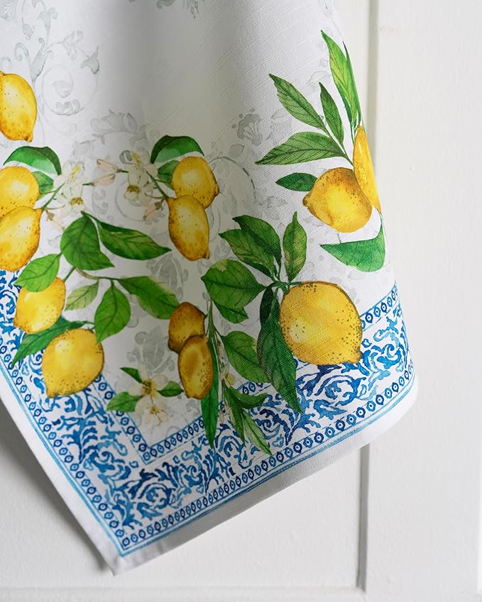 Maison d' Hermine Kitchen Towels Set of 3 100% Cotton 27.50" x 20" Reusable