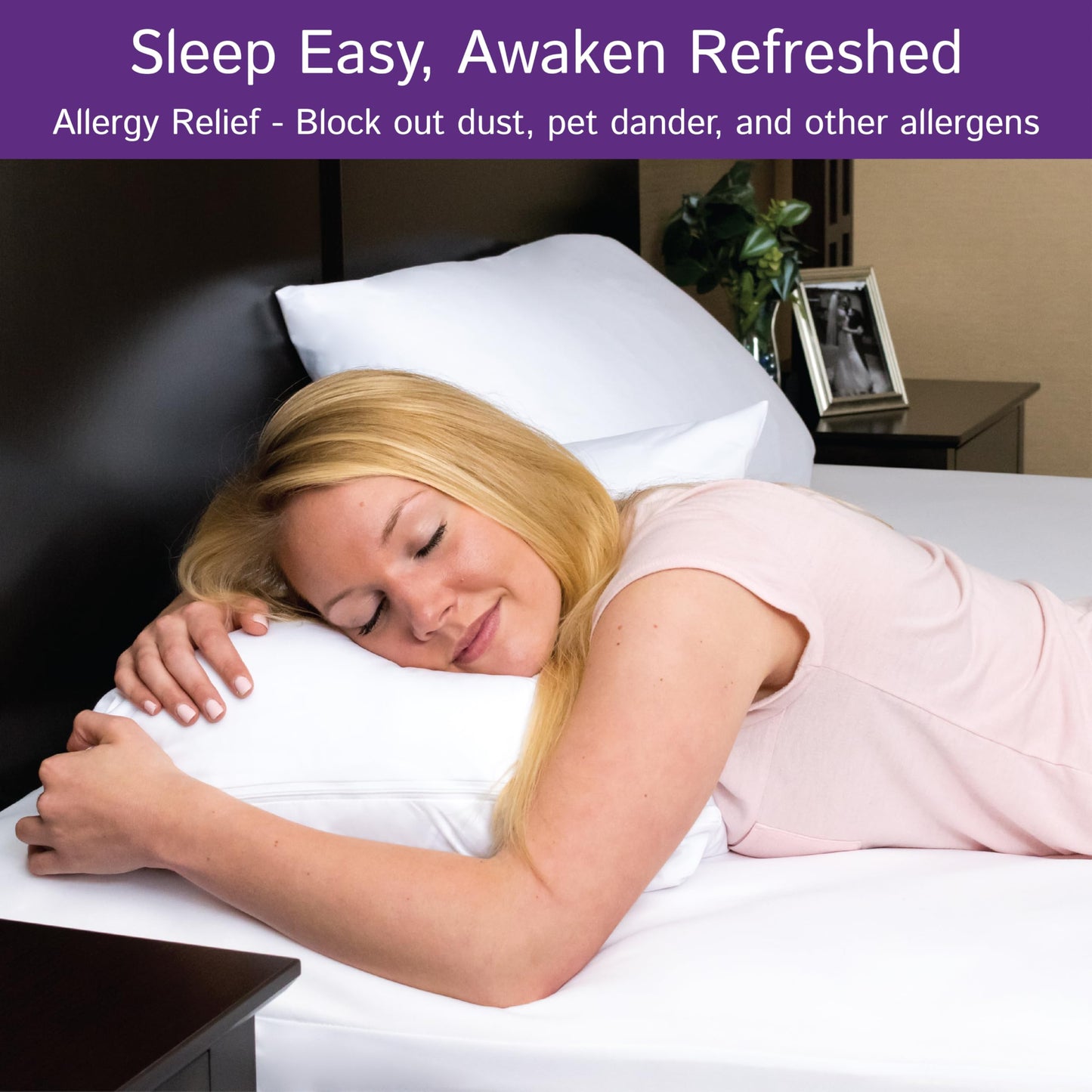 Full Size Waterproof Mattress Protector - Fitted Sheet Style - Hypoallergenic Premium Quality Cover Protects Against Dust