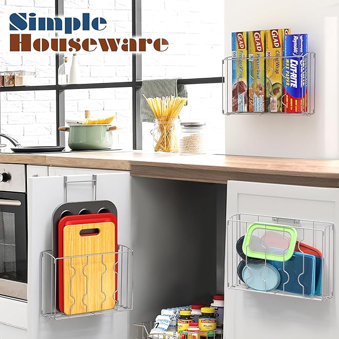 Simple Houseware Over Cabinet Door Organizer