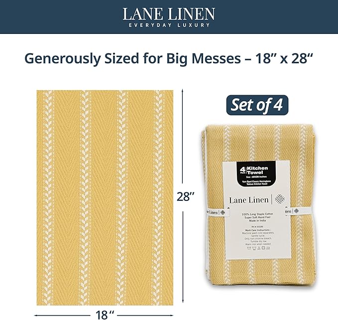 LANE LINEN Kitchen Towels Set