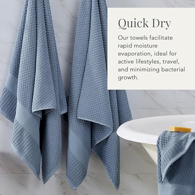 NY Loft 100% Cotton 2 Pack Bath Sheet Towel Set | Extra Large Oversize Bath