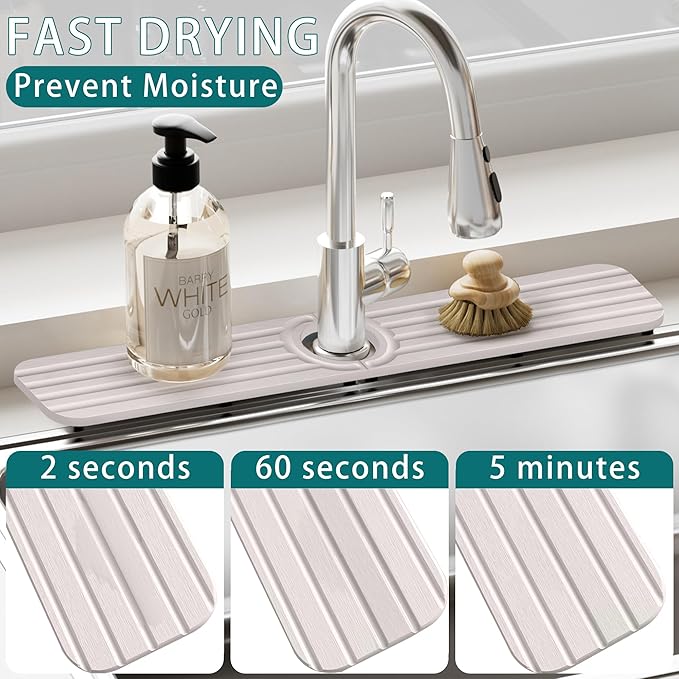 Faucet Mat for Kitchen Sink
