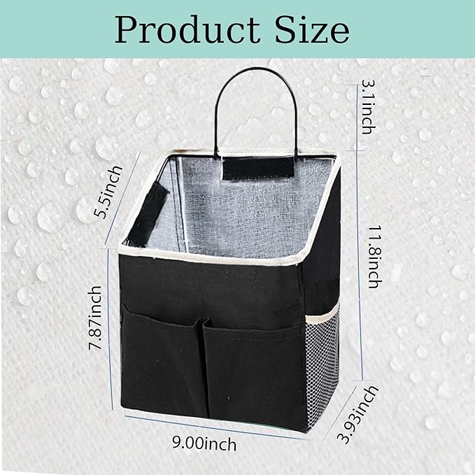 2pcs Wall Hanging Storage Bag, Wall Hanging Organizer Bags