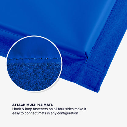 We Sell Mats - 4 ft x 8 ft x 2 in Personal Fitness & Exercise Mat for Home Workout - Lightweight and Folds for Carrying – All Purpose Home Gym Mat – Thick Mat for Yoga, Pilates, Stretches, and Floor Exercises