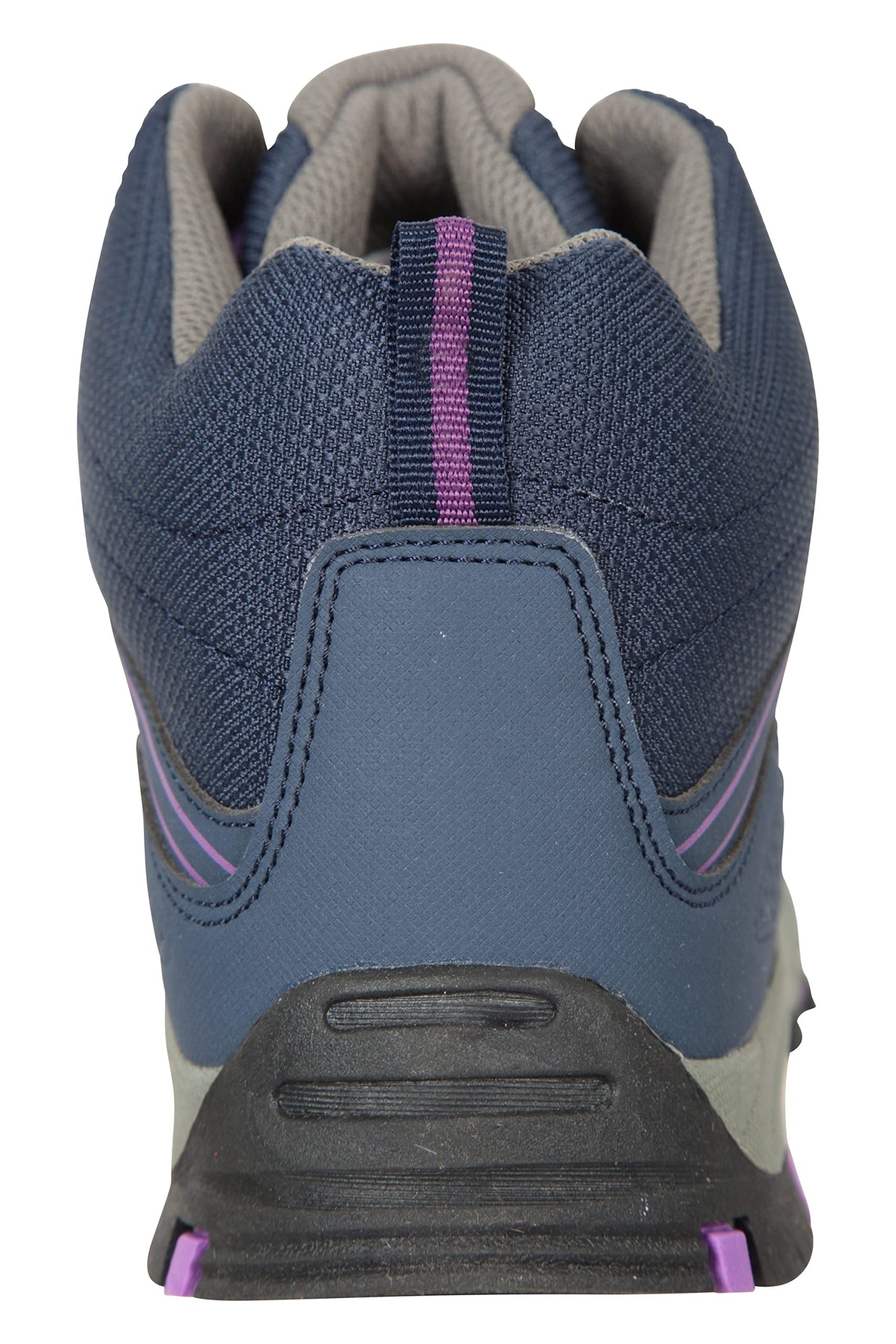 Mountain Warehouse Oscar Kids Walking Boots - Durable Childrens Hiking Shoes, Breathable Girls & Boys Footwear, Suede, Synthetic & Mesh Upper - for Camping & Trekking, Dark Purple, Kids Shoe Size 4 UK