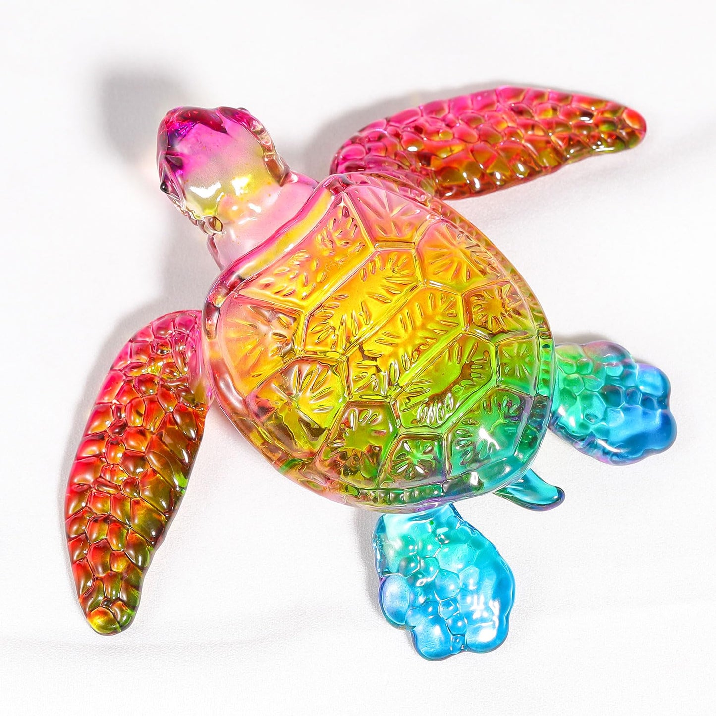 Movdyka Crystal Sea Turtle Glass Figurine Home Decor Gifts for Women