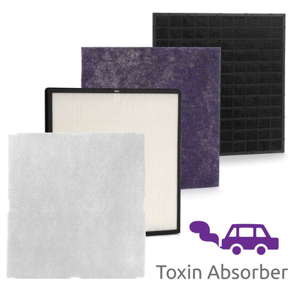 Rabbit Air, MinusA2 Air Purifiers for Home, Ultra Quiet HEPA Air Purifier - Wall Mountable Air Purifiers for Home Large Room, Allergies, Dust, Mold, Smoke & VOCs - (SPA-780A, White, Germ Defense)