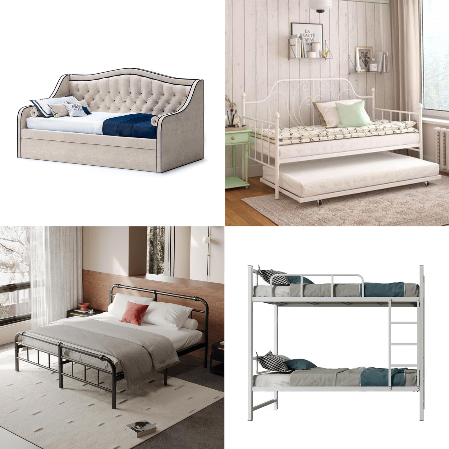 RLDVAY Bunkie Board Full, Improve Comfort and Support 8mm (Thickness), Bunky Board for Mattress/Bed, Noise Minimizing, Easy Assemble Bed Boards for Under Mattress Support